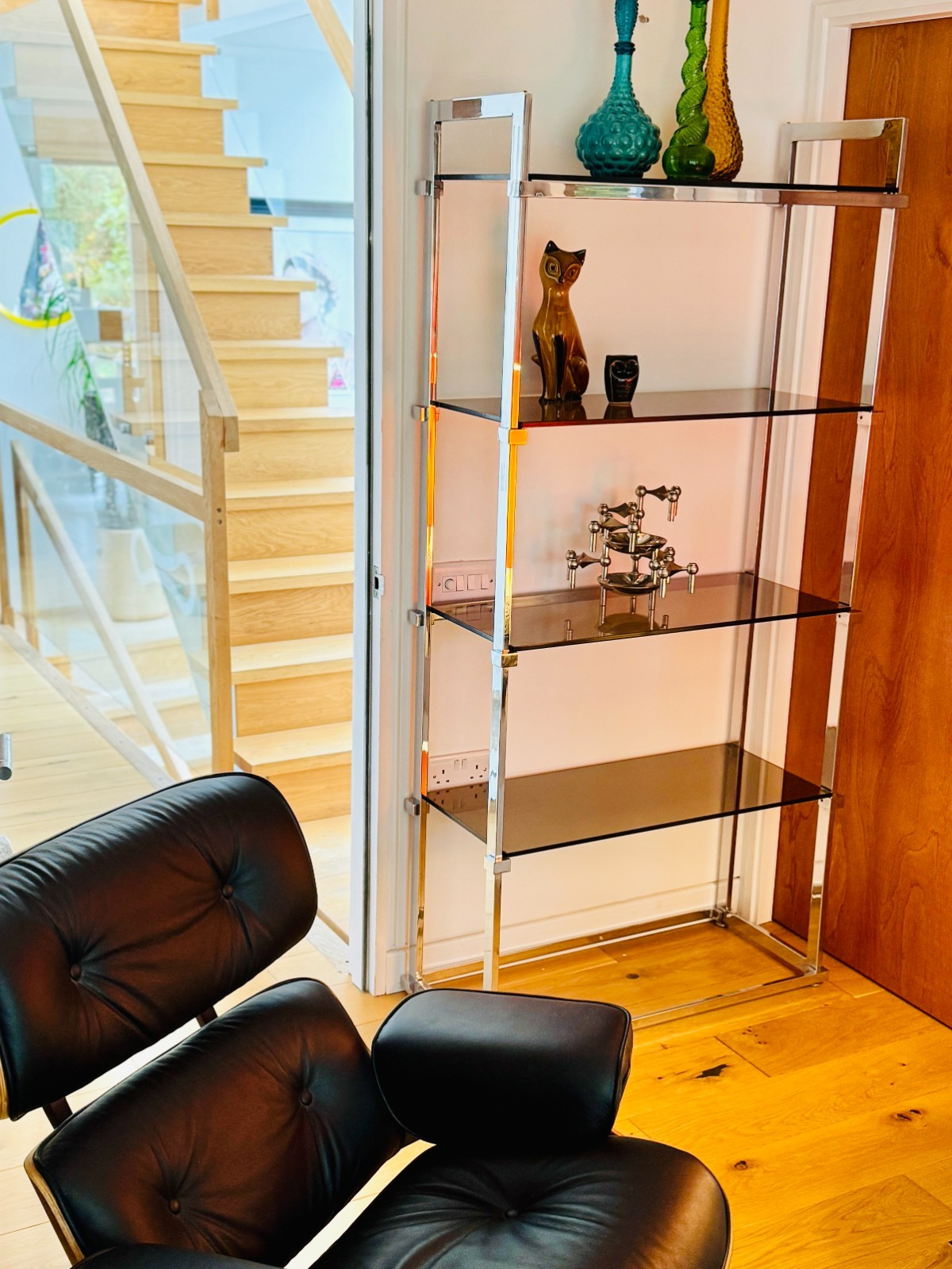 Vintage Glass Shelves For Sale | Vinterior