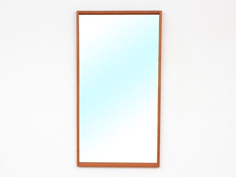 Mid Century Danish Teak Mirror By Kai Kristiansen For Aksel Kjersgaard 1960s