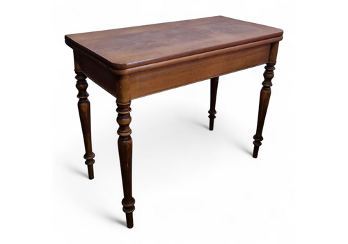 Antique Victorian Console Table Turn Over Top Tea Table Games Table