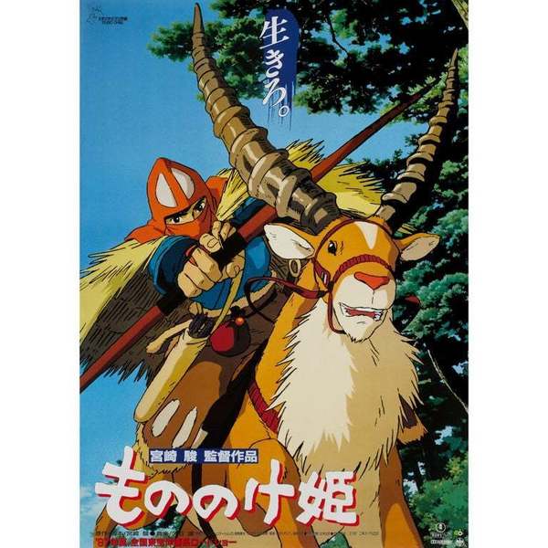 Get Wallpaper Mononoke Hime Princess Mononoke Original Vintage Film Poster For Android Free