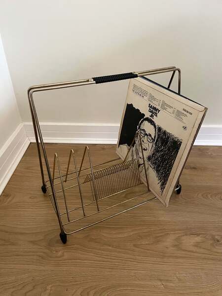 Vintage Vinyl Record Holder For Lps And 45s | Vinterior