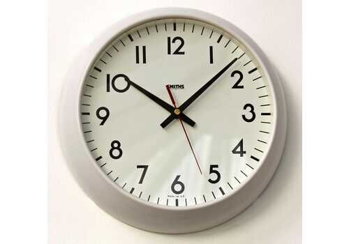 Vintage Smiths Wall Clock 28cm Bakelite Retro Mid Century Style Clock 1970s Industrial Factory Clock Gift Off The Wall Clocks
