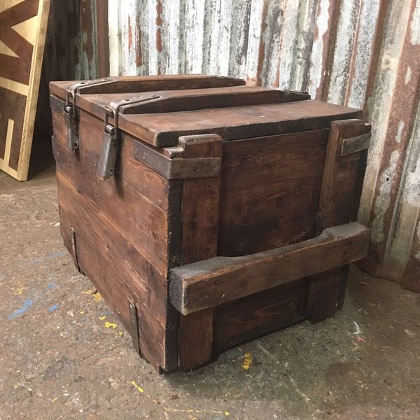 Decorative Storage Trunks Trunks Chests Vintage Upcycled Army