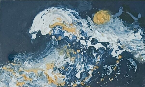Maggi Wave Rave Maggi Hambling Night Wave With October Moon III | Vinterior