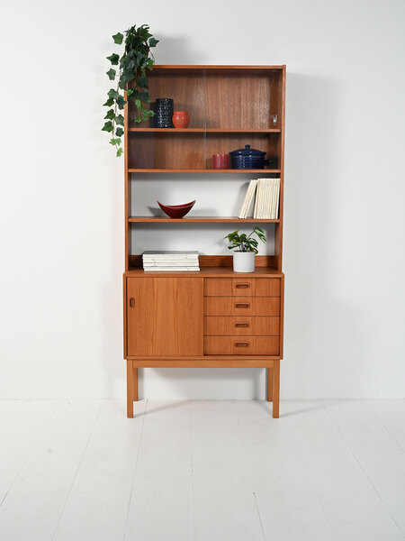 Photo inspiration: Visual Reference: Scandinavian Teak Bookcase With Display Cabinet