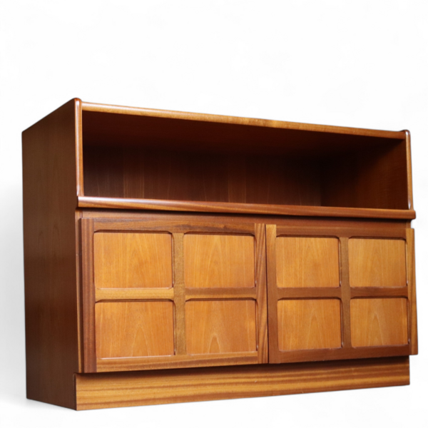 Mid Century Small Teak Nathan Sideboard/ Media Cabinet | Nathan | Vinterior