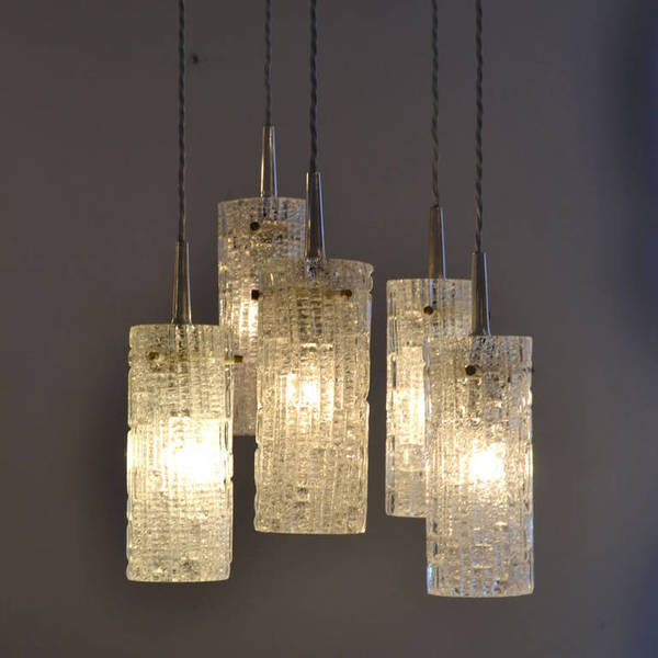 Five Tiered Glass Chandelier By Kalmar photo furniture