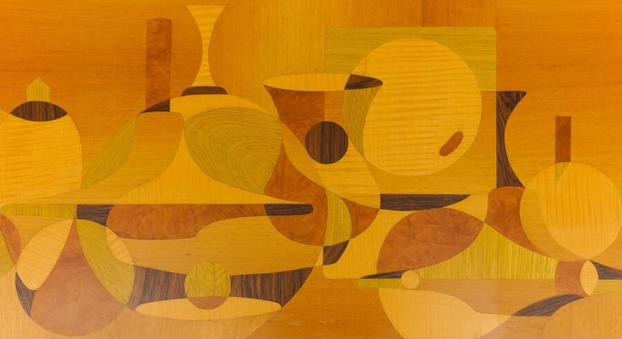 Handmade Wooden Inlays Wall Art By Artist Rene Berg, 1975 Germany ...