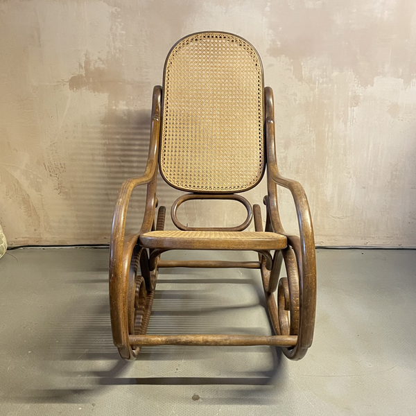 Bentwood And Cane Rocking Chair | Vinterior