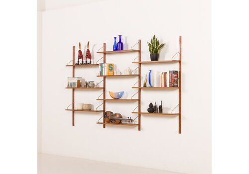 Danish Mid Century Teak Shelving Unit, 1960s