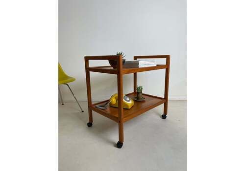 Vintage Teak Drinks Trolley