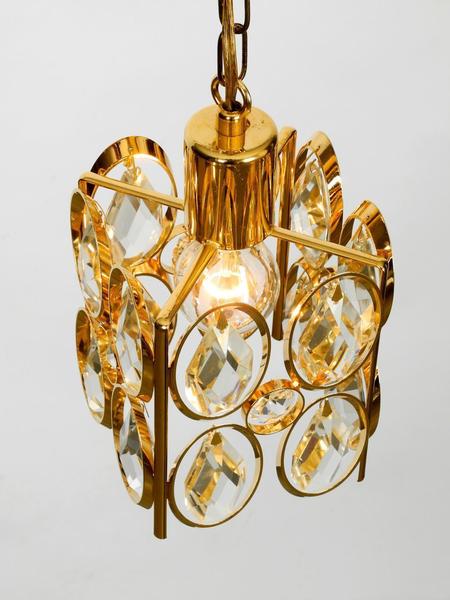 Mid Century Chandelier Pendant Gold 3 lights Lighting with Crystal W13 Mid Century Chandelier Pendant Gold 3 lights Lighting with Crystal W13
