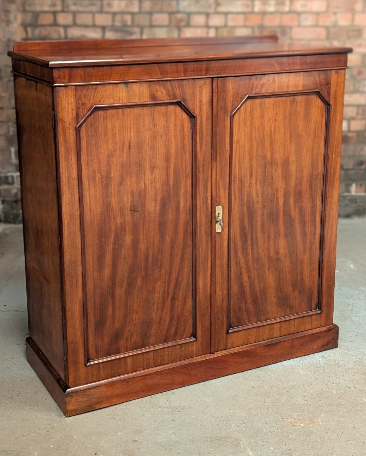 Antique Linen Cabinet Cupboard (Delivery Available) Mahogany Mid 