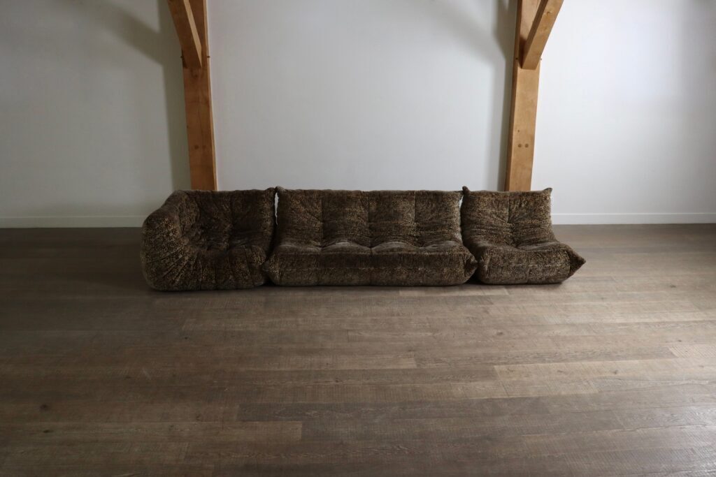 Ligne Roset Togo Sofa Set Liberty Special Edition By Michel Ducaroy, 1979