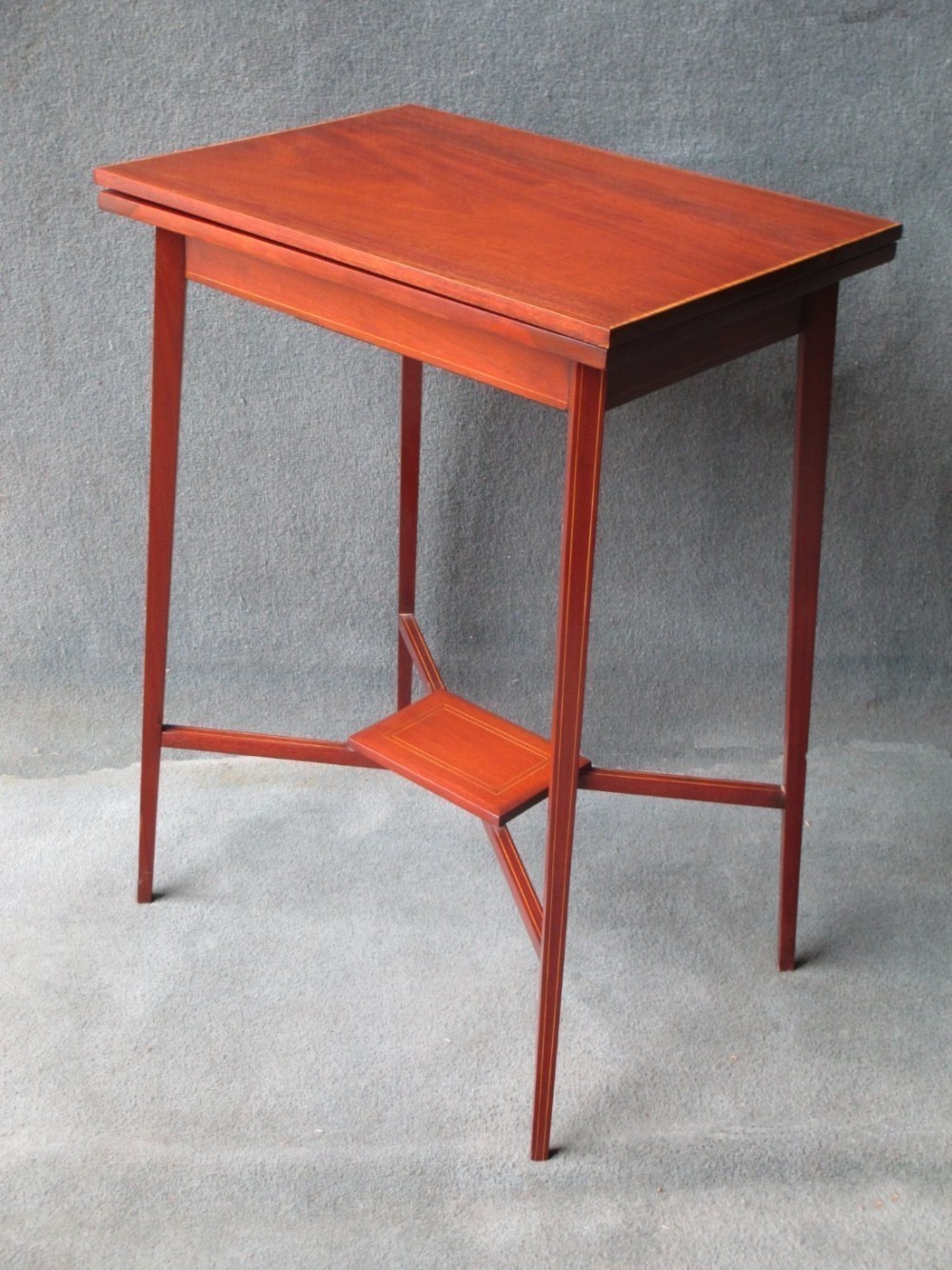 A Small Fold Over Card Table
