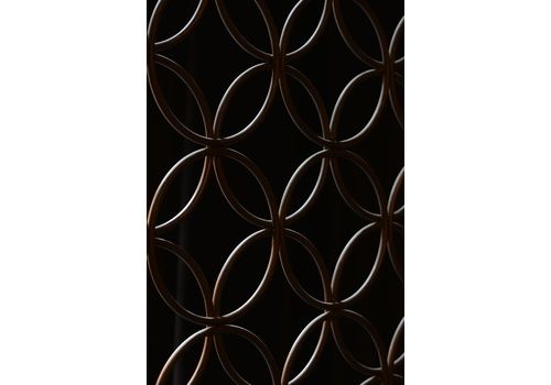 Handcrafted Screen In Burnished Iron, Italy, 1980s