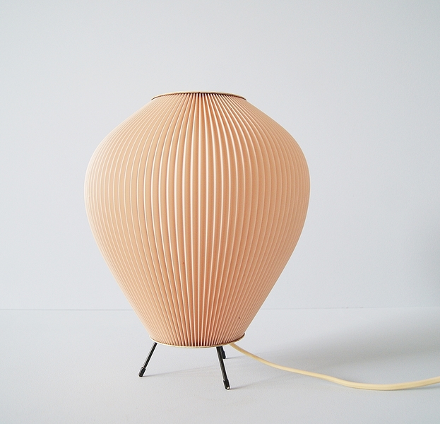 Co Lamp With Pink Pleated Shade 50 S Lighting Co Lamp With Pink Pleated Shade 50 S Lighting