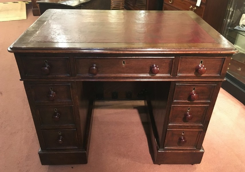 Oak Desk Small Proportions Early C19th