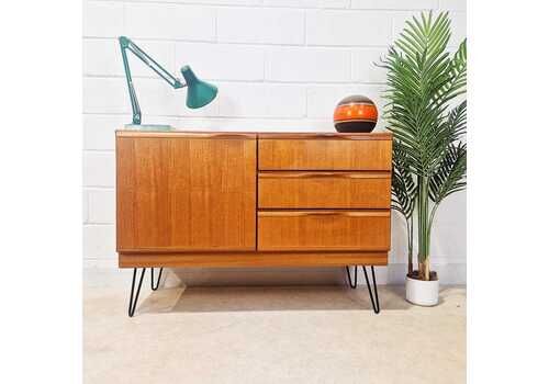 McIntosh Vintage Mid Century Medium Teak Danish Design Compact Sideboard Pg166