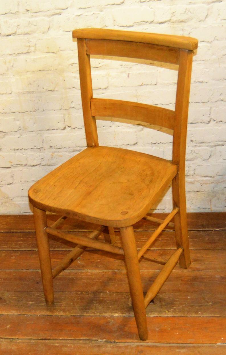 6 Available Antique Chapel Church Chairs Vintage Industrial Dining