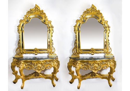 Rococo Mirror Antique Mirrors Style