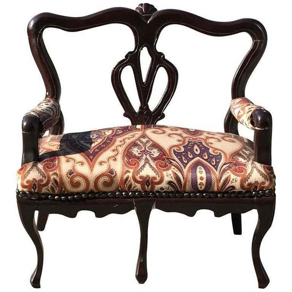 Small Art Nouveau Baby Furniture Sofa Vinterior