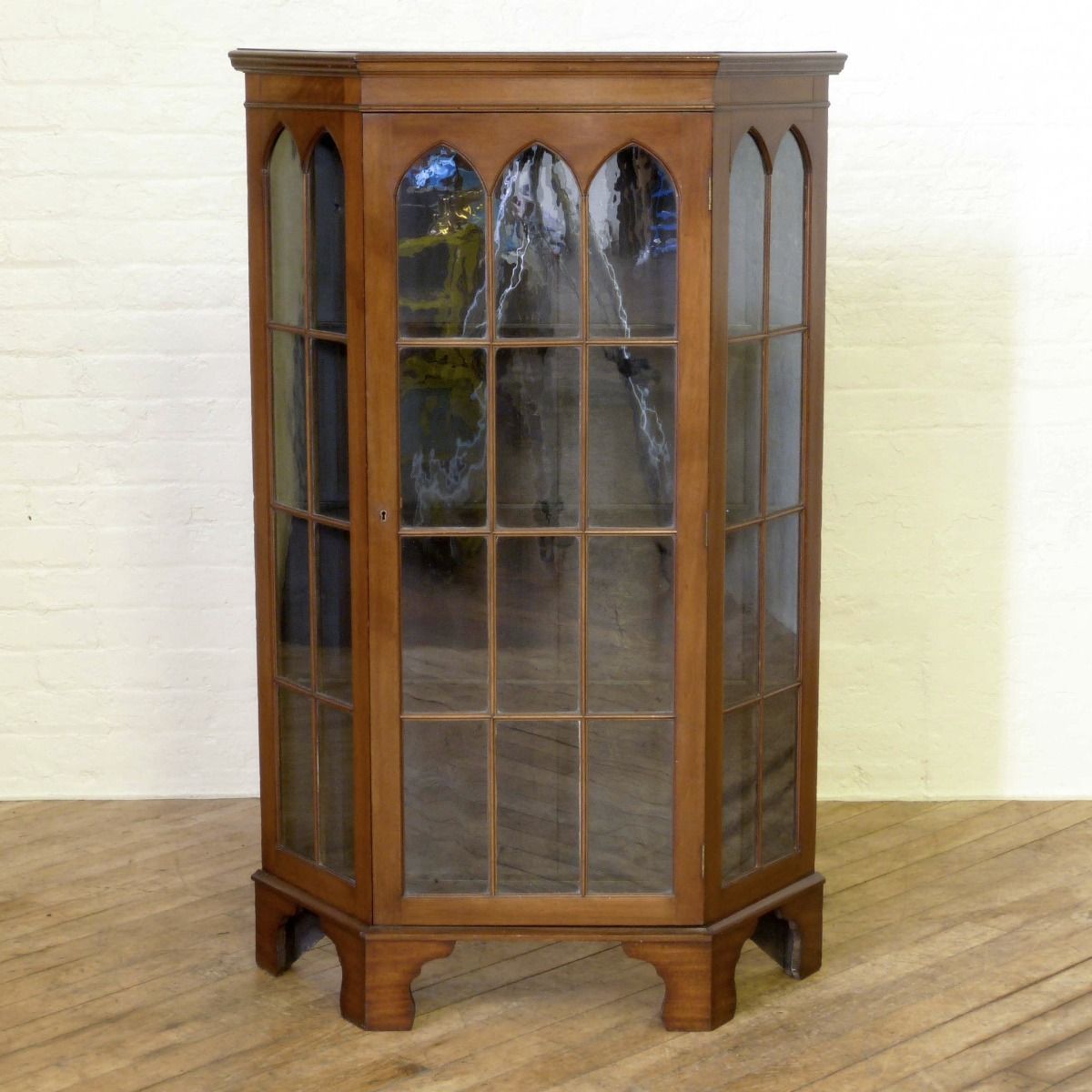 Edwardian Gothic Style Display Cabinet Vinterior 5 7