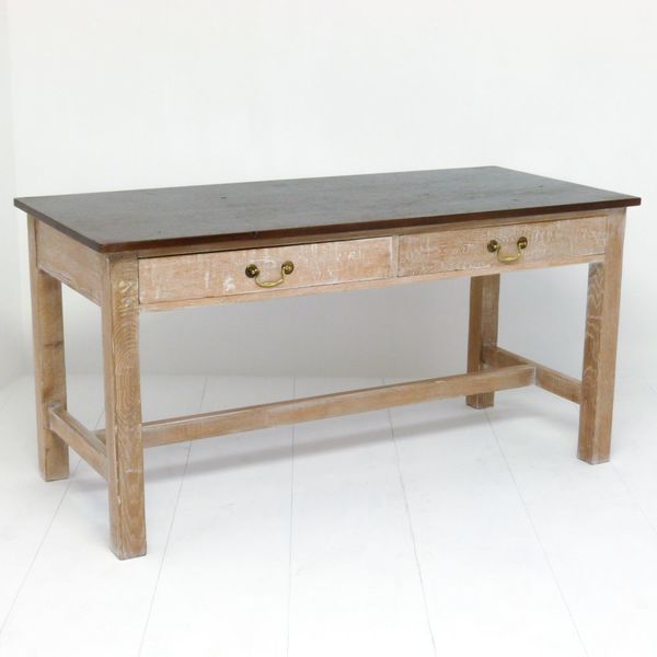 Mahogany And Oak Dining Table