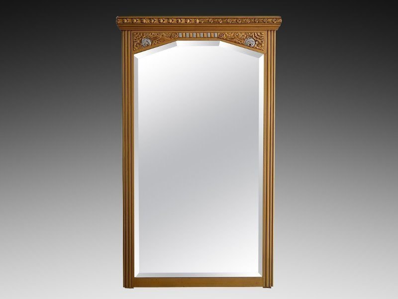 Large French Art Deco Wall Mirror 1933 Large French Art Deco Wall Mirror 1933