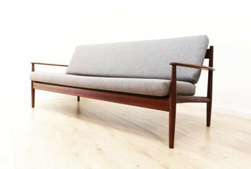 Superb Mid Century Danish Vintage Teak Grete Jalk France Son Sofa Settee 799