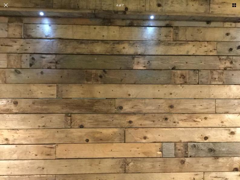 Scorched Pallet Wood Wall Cladding