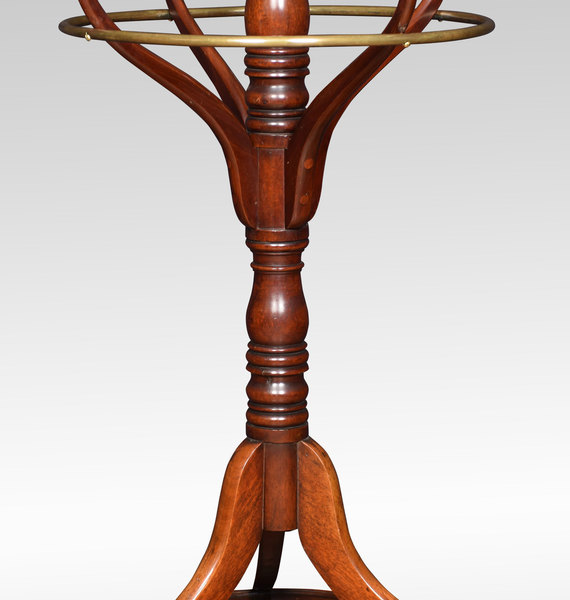 19th Century Mahogany Coat And Umbrella Stand photo furniture
