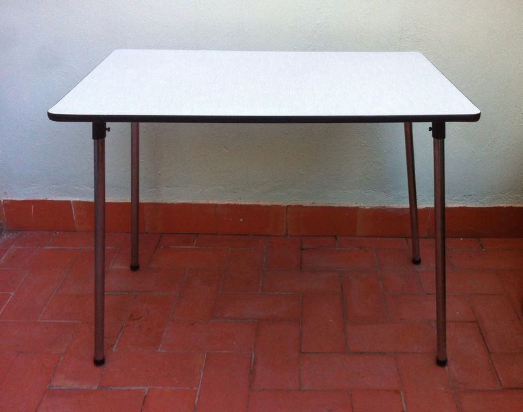 Belgian Formica Folding Kitchen Table 1960s
