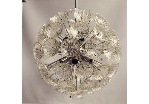 Floral Glass Sputnik Chandelier