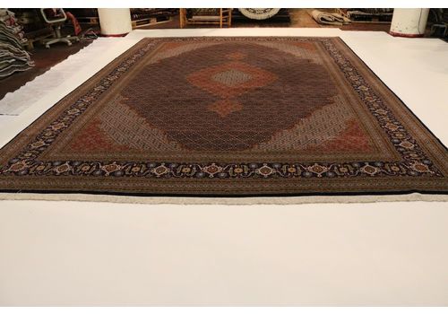 Tabrizi 600.000 Kn / Sqm, With Silk Persian Rug Oriental Rug 4,92 X 3,46