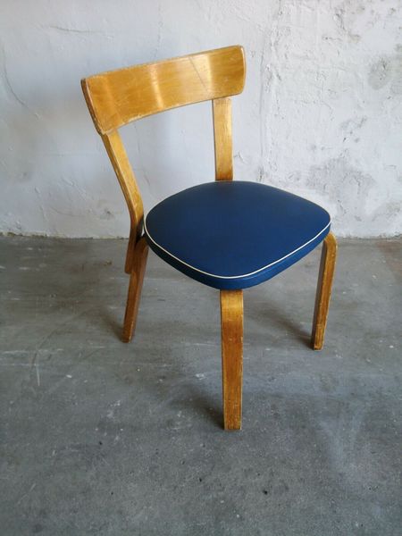 Vintage Alvar Aalto Artek Chair 69 Modernist Mid Century Modern Mcm Vinterior