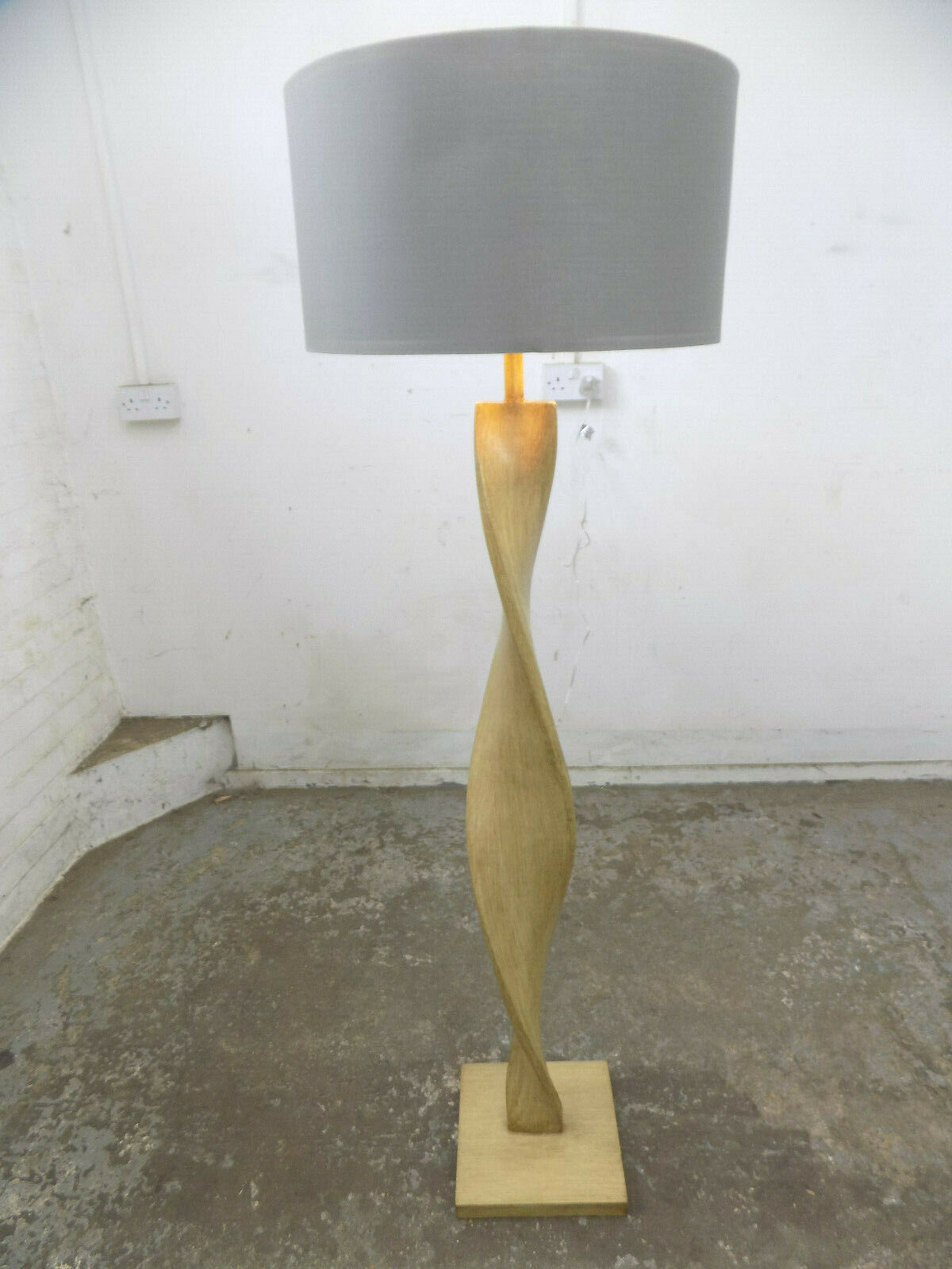 Wood Wiltle Tree Wayfair Standard Lamp Shade Light Floor Twisted