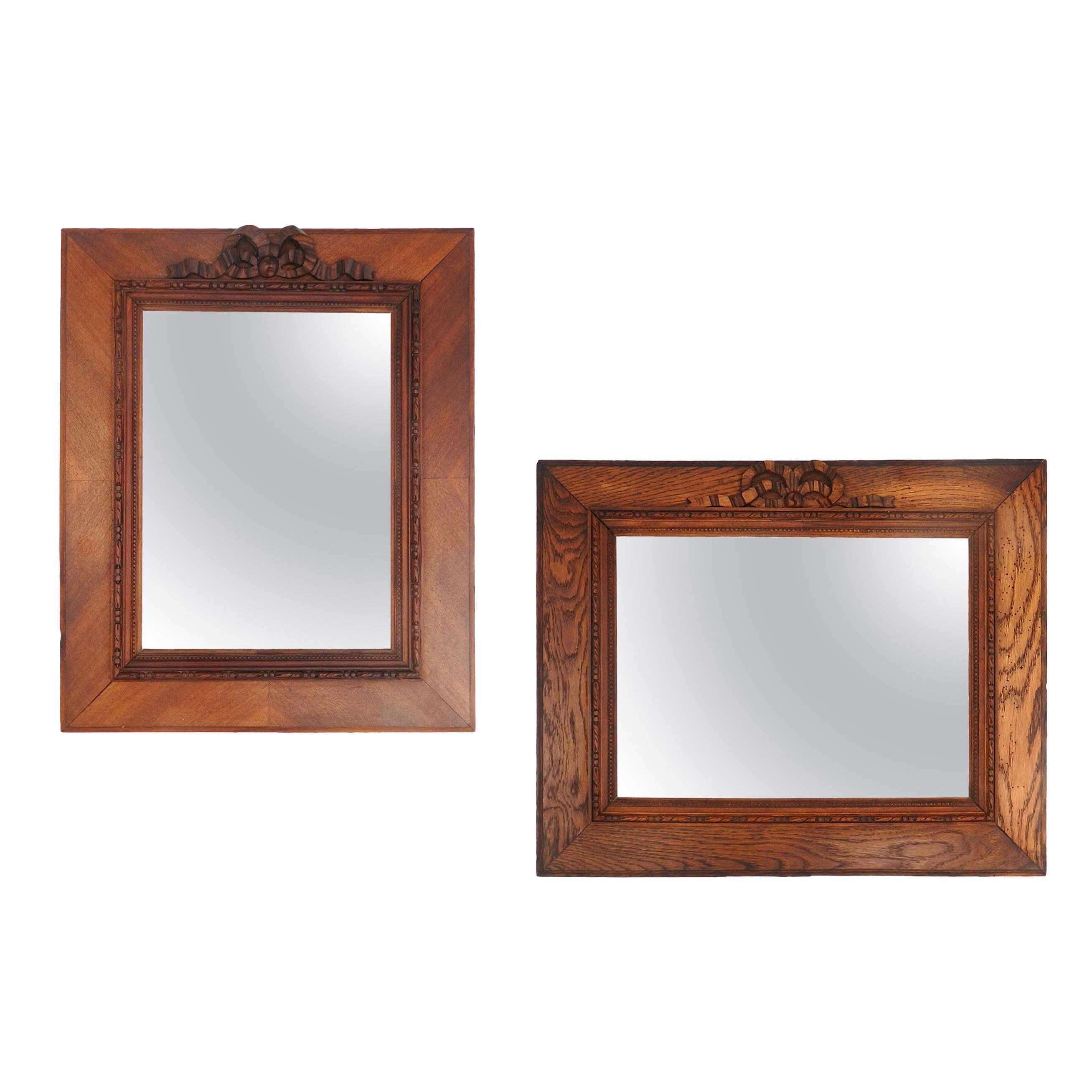 Two Mirror Or Picture Frames French Provincial 19th Century Louis Xvi Rev