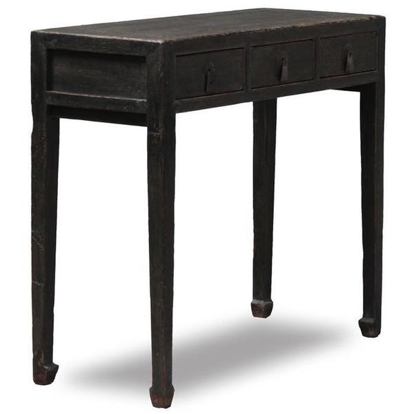 Black Lacquer Shanxi Console Table