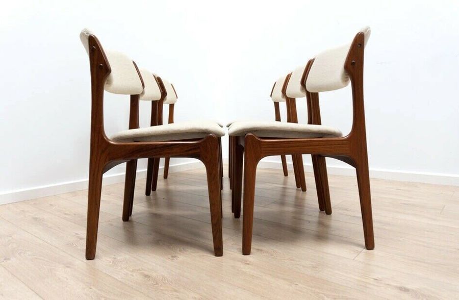 Set 6 Erik Buch Mid Century Vintage Danish Rosewood Dining Chairs Model 49 938 Erik Buch Vinterior