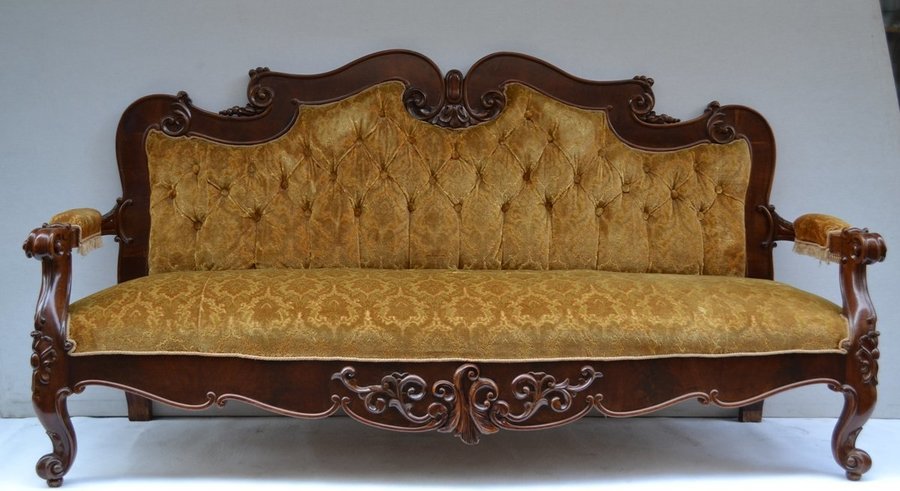 Antique Art Nouveau Sofa 1900s Vinterior