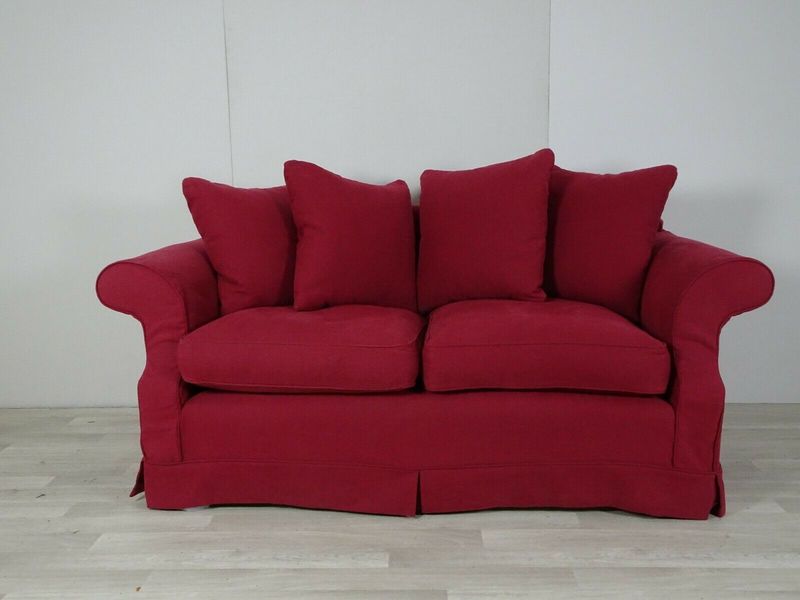 Beautiful Wesley Barrell Sofa In Raspberry Vinterior