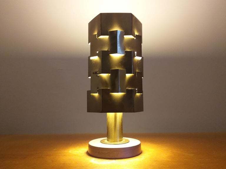 Mid Century Table Lamp In Style Of Max Sauze, 1960s.