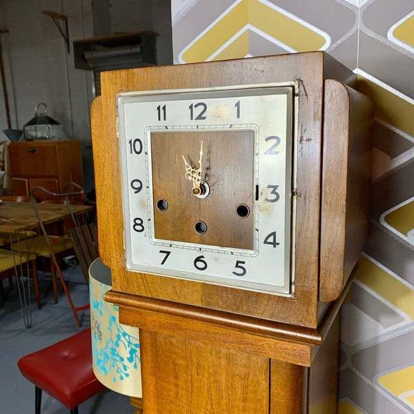 Art Deco Clock With Quartz Movement, 1920s Clock That Has Been Restored