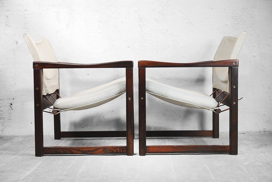 Scandinavian Diana Safari Canvas Chairs By Karin Mobring For Ikea Safari Canvas Chairs By Karin Mobring