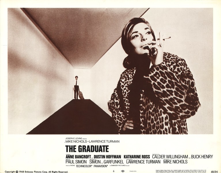 the graduate original vintage lobby card film poster by bob willoughby 1967 vinterior