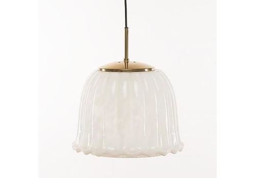 Oversized Thick Glass Bell Shaped Pendant