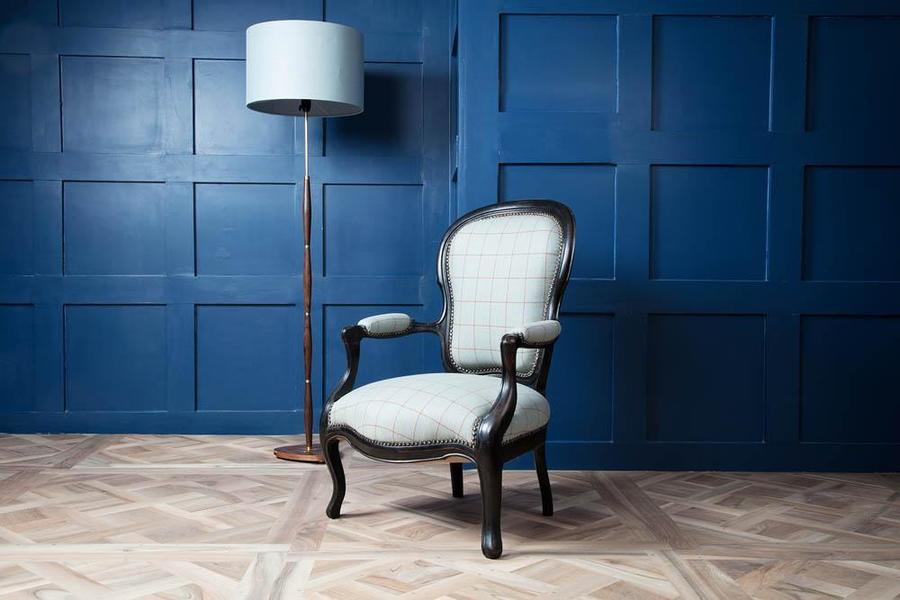 18th Century Carved French Beech Wood Louis XIV Fauteuil Chair