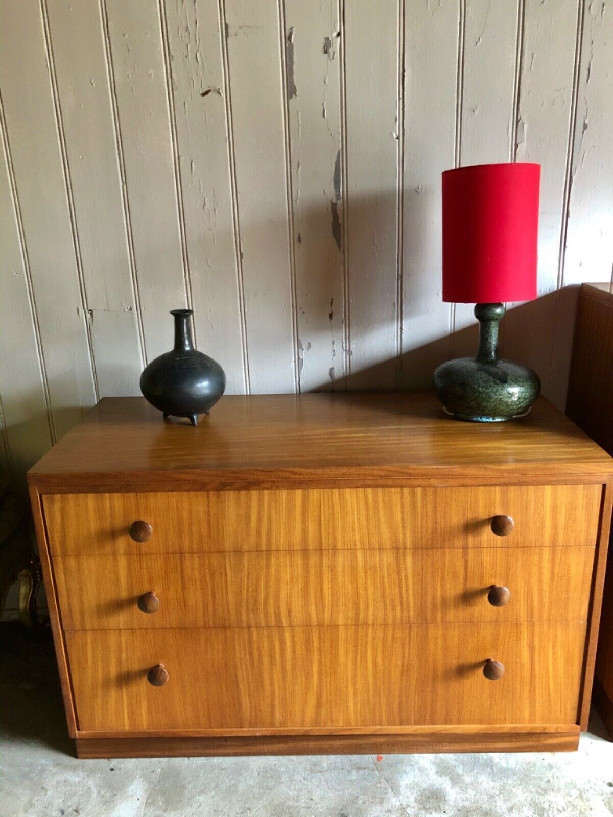 Vintage Chest Of Drawers By Vanson For Heals 1960 S In Aformosia 3