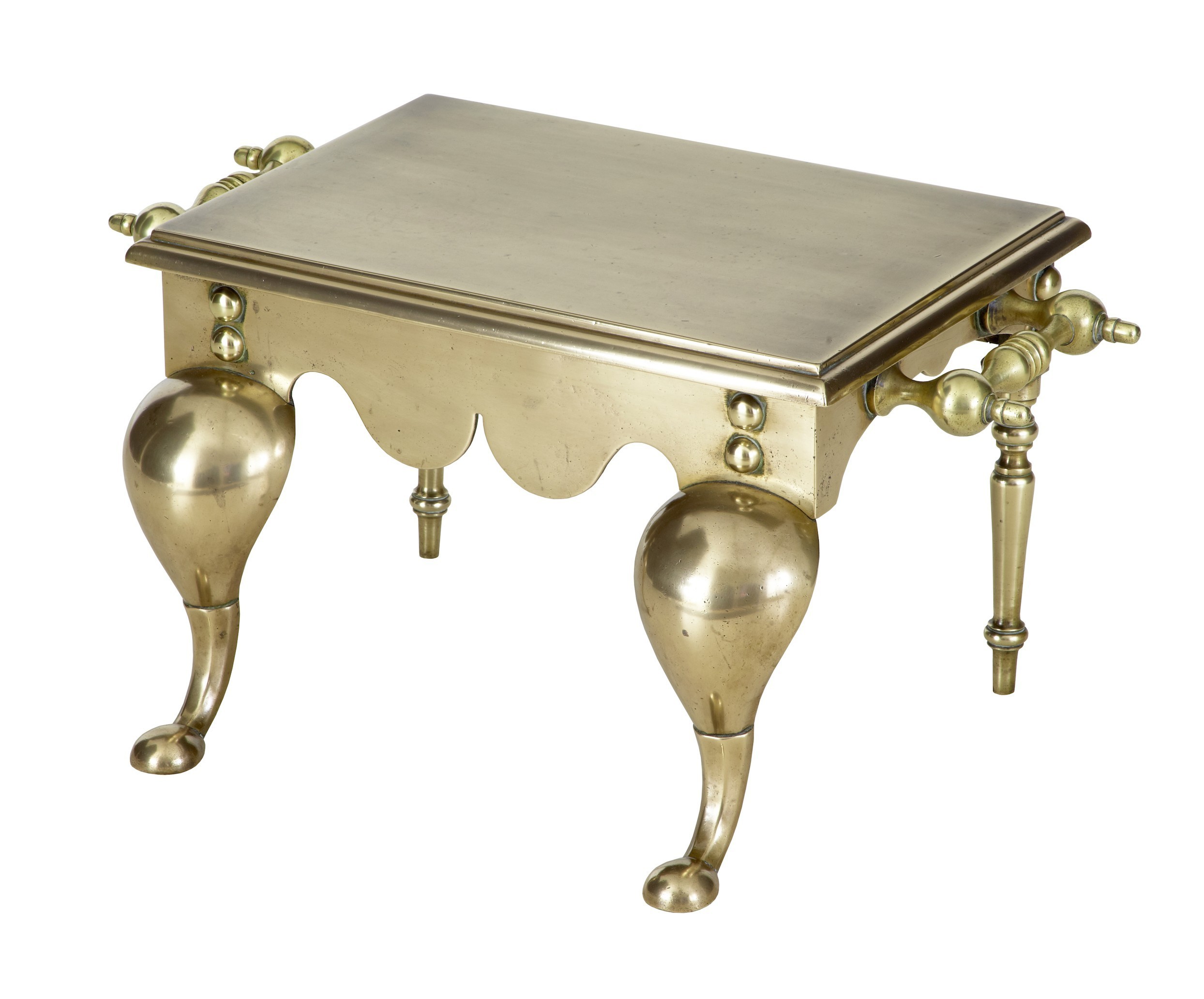 High Victorian 19th Century Brass Trivet Footman Trivet Vinterior